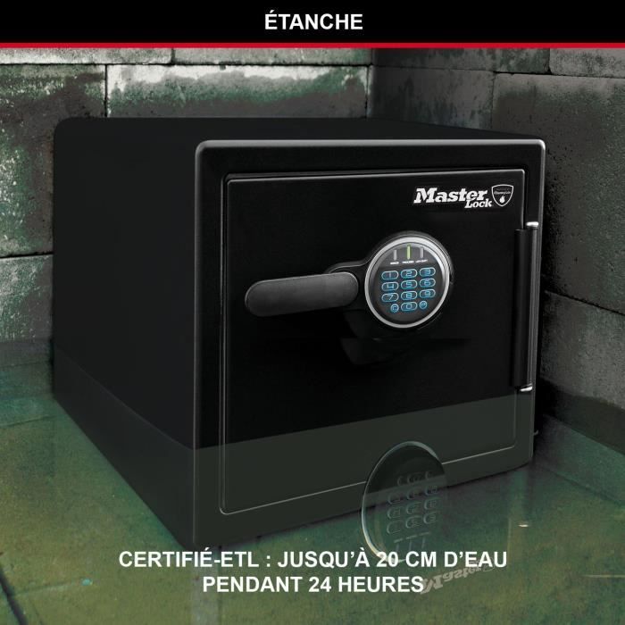 Safe - MASTER LOCK - LFW123FTC - Fireproof and Waterproof - XL 33.6 Liters - Electronic Combination Lock