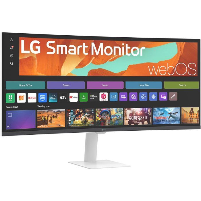 LG - Curved PC Monitor - 34" - WQHD - 100Hz - VA Panel - 5ms - 34U601SA-W