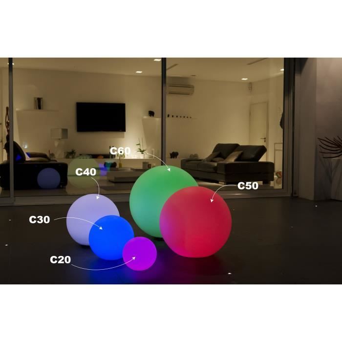 LUMISKY LED Sphere 30 cm - Wireless Remote Controlled - Multicolor