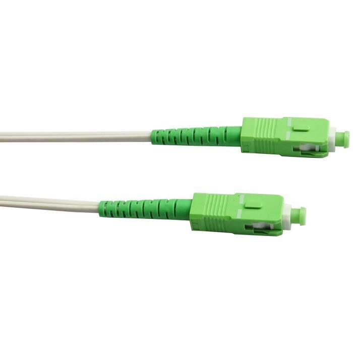 Fiber optic cable for Livebox, SFR box and Bbox 20m00