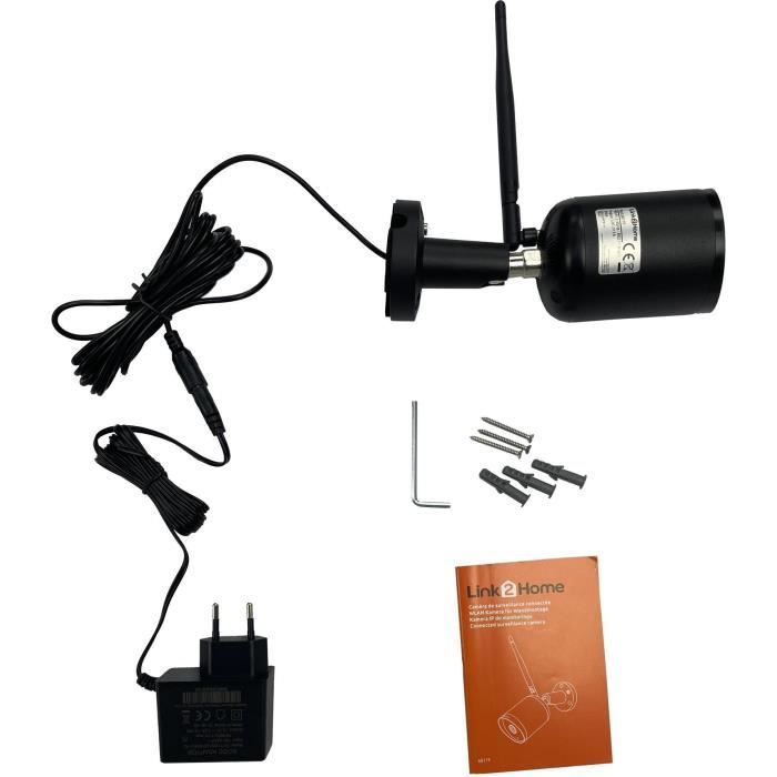 LINK2HOME WiFi Camera - Indoor/Outdoor - 1080P HD, Night Vision, Motion Detection