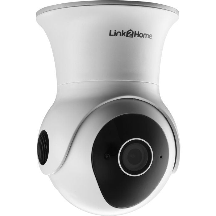 LINK2HOME Connected Surveillance Camera - 1080p - 355°/85° Rotation - IP65 + 16GB SD Card