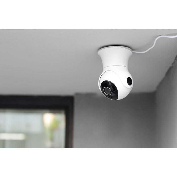 LINK2HOME Connected Surveillance Camera - 1080p - 355°/85° Rotation - IP65 + 16GB SD Card