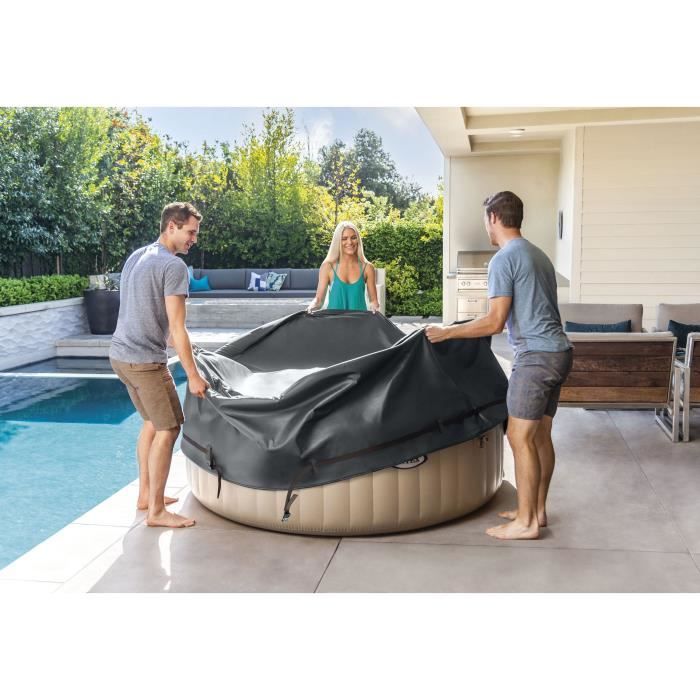 Thermal Cover - INTEX - PureSpa Round - 8-Person - Prevents Heat Loss