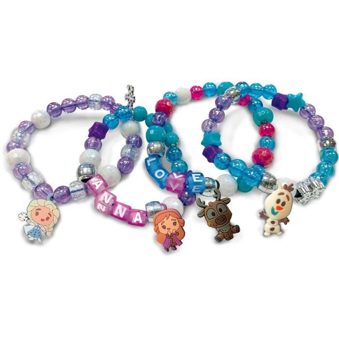 LISCIANIGIOCHI Jewelry Box - FROZEN - Lockable Box with Beads and Charms - For Ages 8+