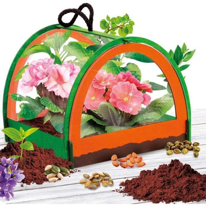 I'm a Genius Pocket - Science Kit - Miniature Greenhouse for Botanical Experiments - Ages 7-12