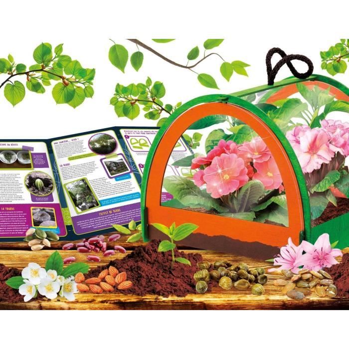 I'm a Genius Pocket - Science Kit - Miniature Greenhouse for Botanical Experiments - Ages 7-12