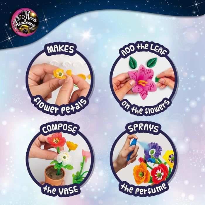 THE MOON ACADEMY - Craft Kit - Flower Bouquet - Accessories Included
