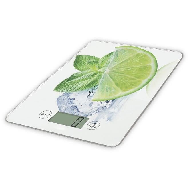 Electronic kitchen scale - lemon