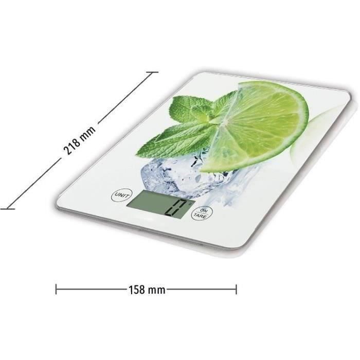 Electronic kitchen scale - lemon