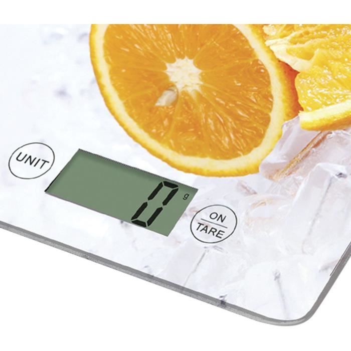 Kitchen Scale - Slim - Orange - 5 kg/ 1 g