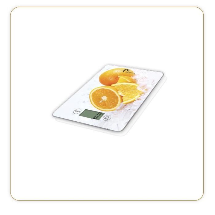Kitchen Scale - Slim - Orange - 5 kg/ 1 g