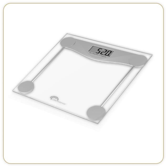 LITTLE BALANCE Electronic Scale - 8193 SB2 - Tempered Glass - 160 kg/ 100 g