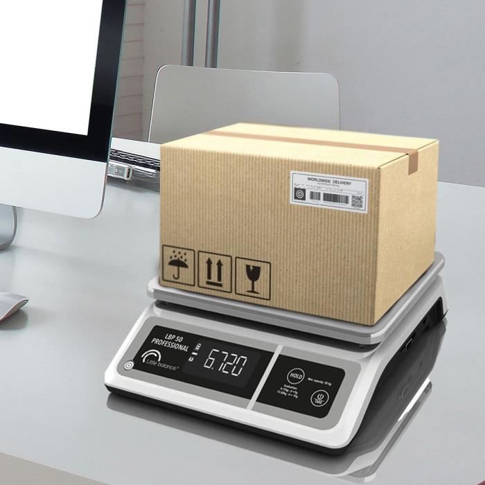LITTLE BALANCE Professional Scale - LBP 50 - USB - Grey - 50 kg