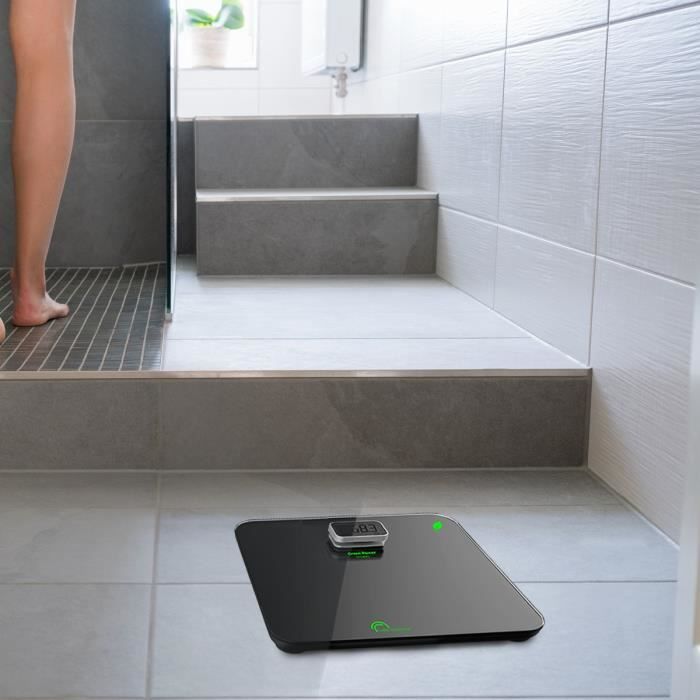 LITTLE BALANCE Bathroom Scale - 8276 Kinetic Premium - Battery-free - 180 kg/ 100 g - Black