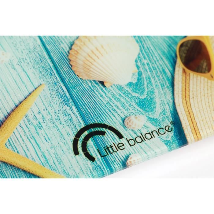 LITTLE BALANCE Electronic Bathroom Scale - Seashell Design - 180 kg/ 100 g