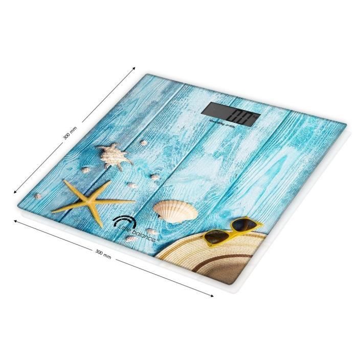 LITTLE BALANCE Electronic Bathroom Scale - Seashell Design - 180 kg/ 100 g