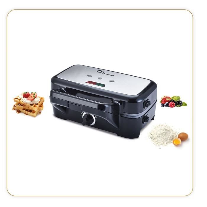 LITTLE BALANCE Waffle Maker - Speed'n Mixt - 1200W - 2 Plates