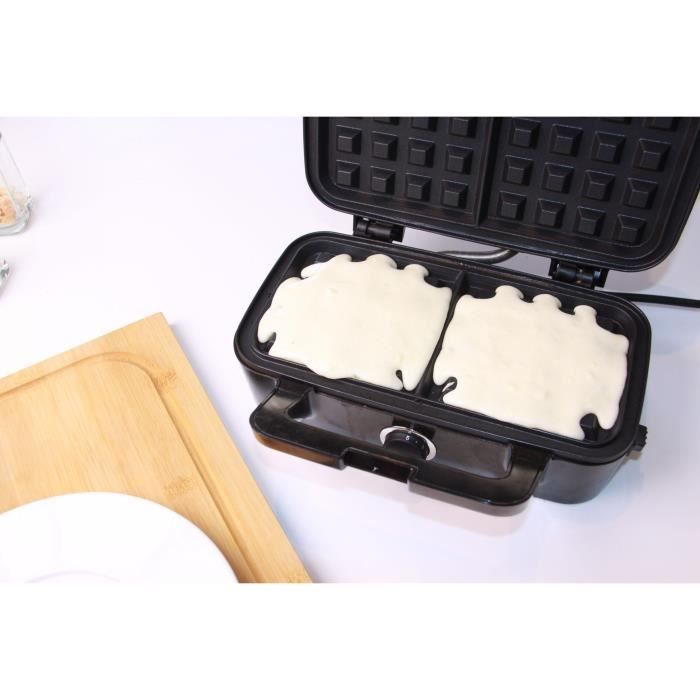 LITTLE BALANCE Waffle Maker - Speed'n Mixt - 1200W - 2 Plates