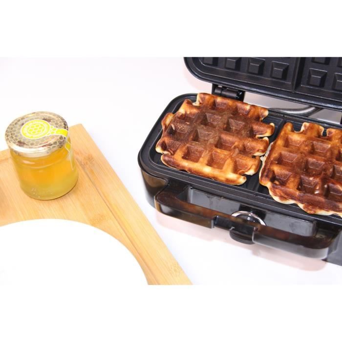 LITTLE BALANCE Waffle Maker - Speed'n Mixt - 1200W - 2 Plates