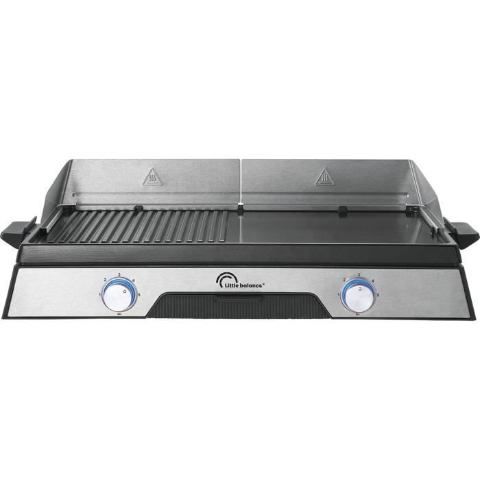 LITTLE BALANCE Electric Griddle - 8735 - 50 x 30 cm - 2200W - PFAS-Free Coating 50x30cm