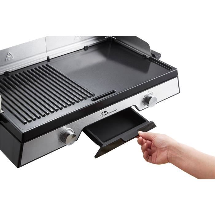 LITTLE BALANCE Electric Griddle - 8735 - 50 x 30 cm - 2200W - PFAS-Free Coating 50x30cm