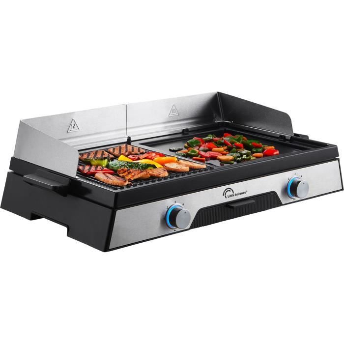 LITTLE BALANCE Electric Griddle - 8735 - 50 x 30 cm - 2200W - PFAS-Free Coating 50x30cm