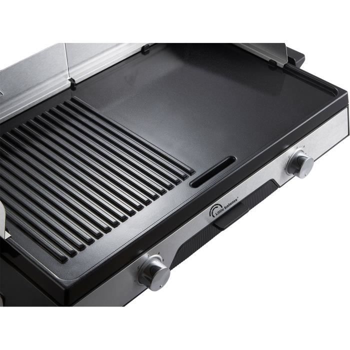 LITTLE BALANCE Electric Griddle - 8735 - 50 x 30 cm - 2200W - PFAS-Free Coating 50x30cm