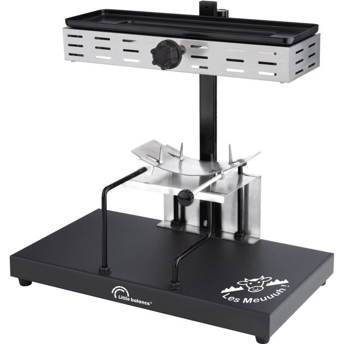 LITTLE BALANCE Raclette Grill - Savoyarde Half Wheel - Up to 6 People - Moo Design - 850W