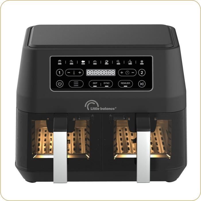 LITTLE BALANCE Air Fryer - 2460 W - 9 L - Crousty Light Duo
