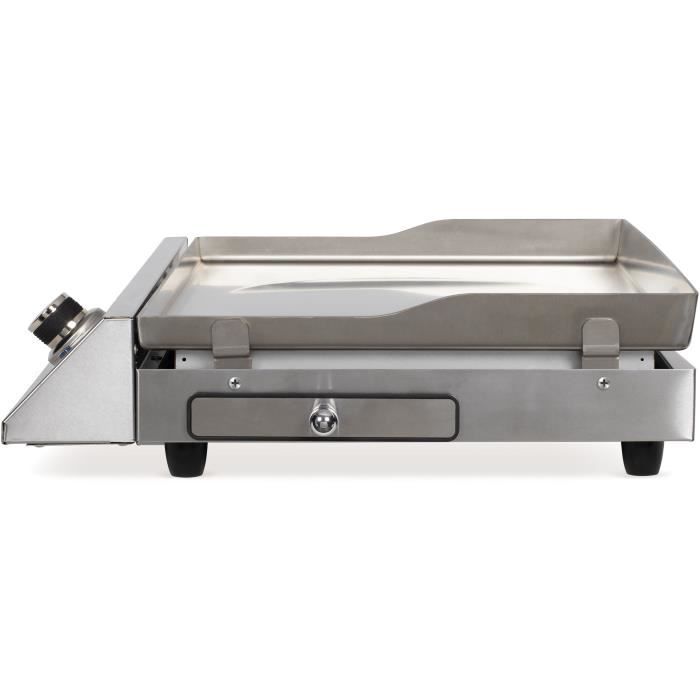 LIVOO Stainless Steel Electric Griddle - DOC292 - 2800W - Adjustable Thermostat