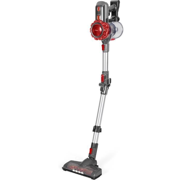 LIVOO DOH138 Cordless Stick Vacuum Cleaner - 150 W - 10 kPa - 0.55 L - Red