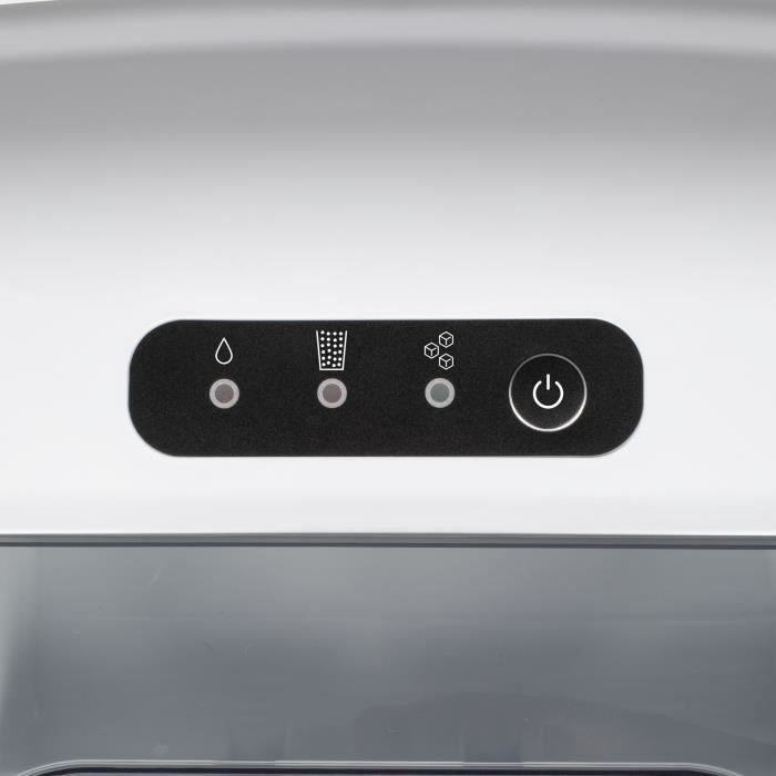 LIVOO Ice Maker - DOM484 - Produces Up to 12 kg/day - 1.2 L Reservoir - Self-cleaning