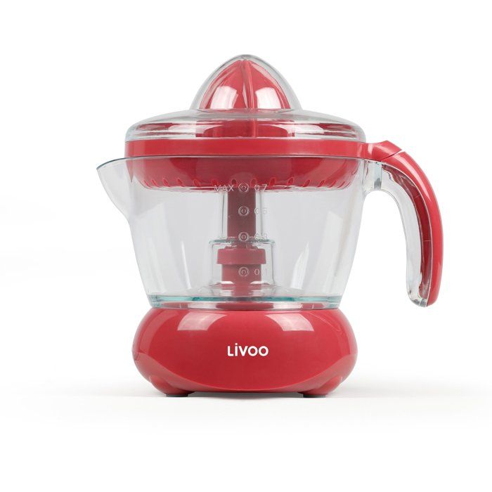 LIVOO Electric Citrus Juicer - DOD131RC - 25W - 700 ml - Red