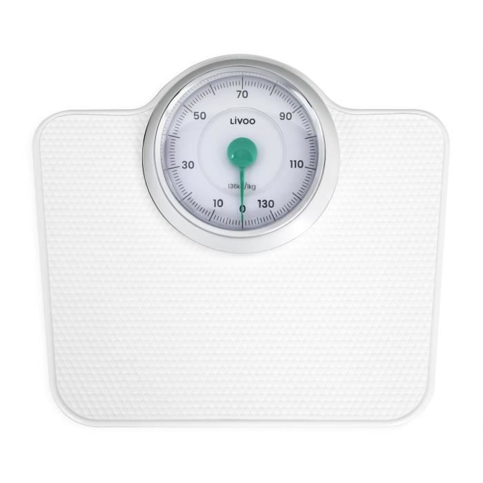 LIVOO Retro Mechanical Bathroom Scale - DOM490 - Max 136 kg - Non-slip