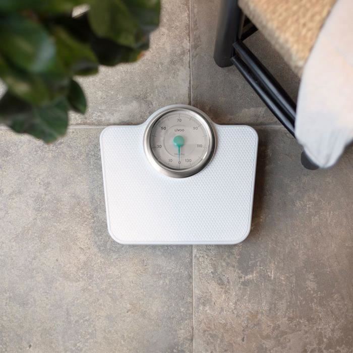 LIVOO Retro Mechanical Bathroom Scale - DOM490 - Max 136 kg - Non-slip