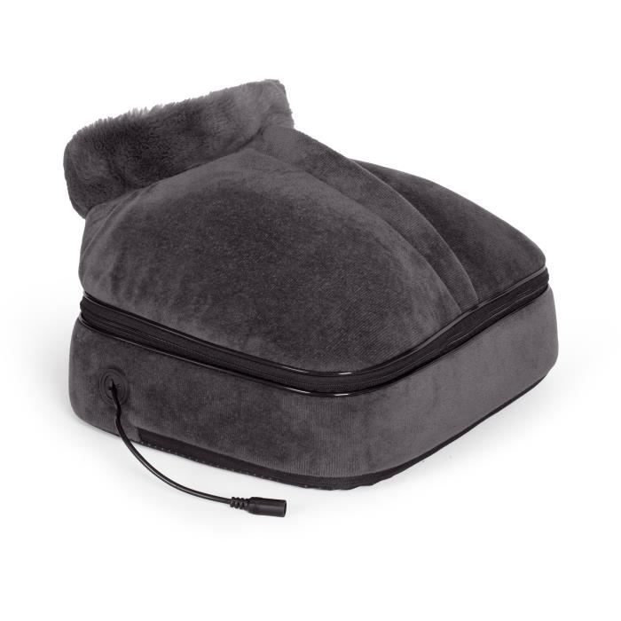 LIVOO 2-in-1 Shiatsu Massager - DOS204 - Feet and Back - 24 Heads - 3 Speeds - With Heat