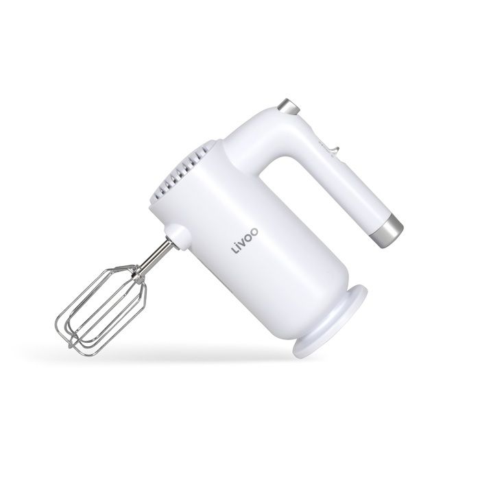 LIVOO Electric Mixer - 250 W - 5 Speeds - Turbo Function - White