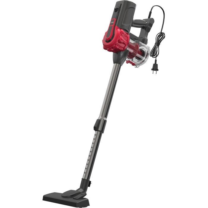 LIVOO DOH142 Corded Stick Vacuum Cleaner - 600 W - 12 kPa - 0.55 L - Red