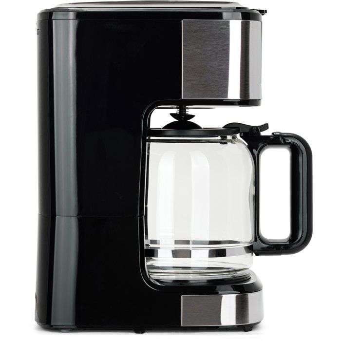 Programmable electric coffee maker - LIVOO - DOD208 - 900 W - 1.8 L - 12 to 15 cups - Black