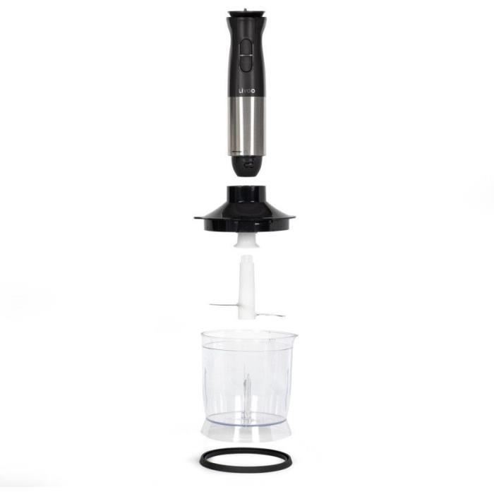 LIVOO Immersion Blender Set - 800W - 12 Speeds - Black - DOP246