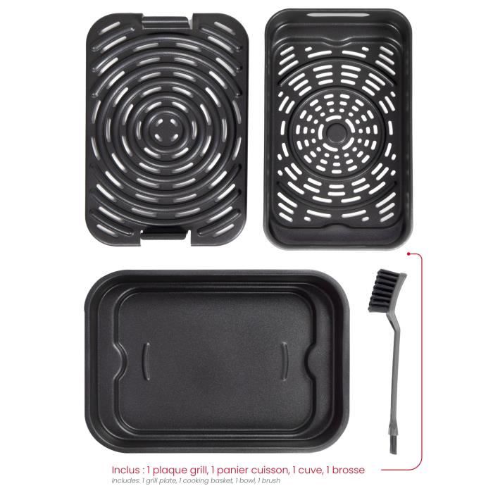 LIVOO Air Fryer and Grill - DOC305 - 6 L - 1500-1700W - 8 Programs