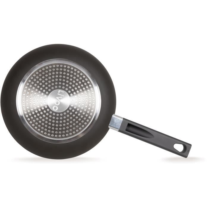 LIVOO MEP153N Sauté Pan - 26 cm - Non-stick - PFOA and PFOS free - Suitable for all hobs including induction