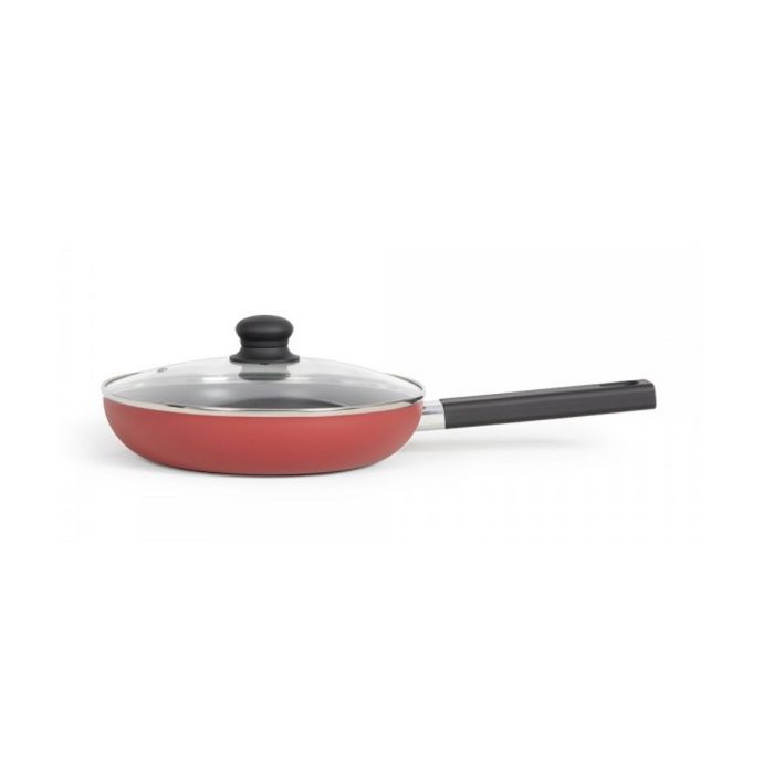 LIVOO MEP153R Sauté Pan - 26 cm - Non-stick - PFOA and PFOS free - Suitable for all hobs including induction