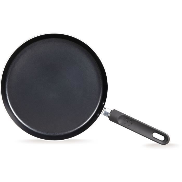 Premier Chef - Crepiere 26 cm - LIVOO - MEP149 - Antiadhésif sans PFOA ni PFOS - Manche silicone - Tous feux dont induction