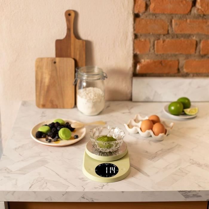 Livoo Electronic Kitchen Scale DOM493M Matcha