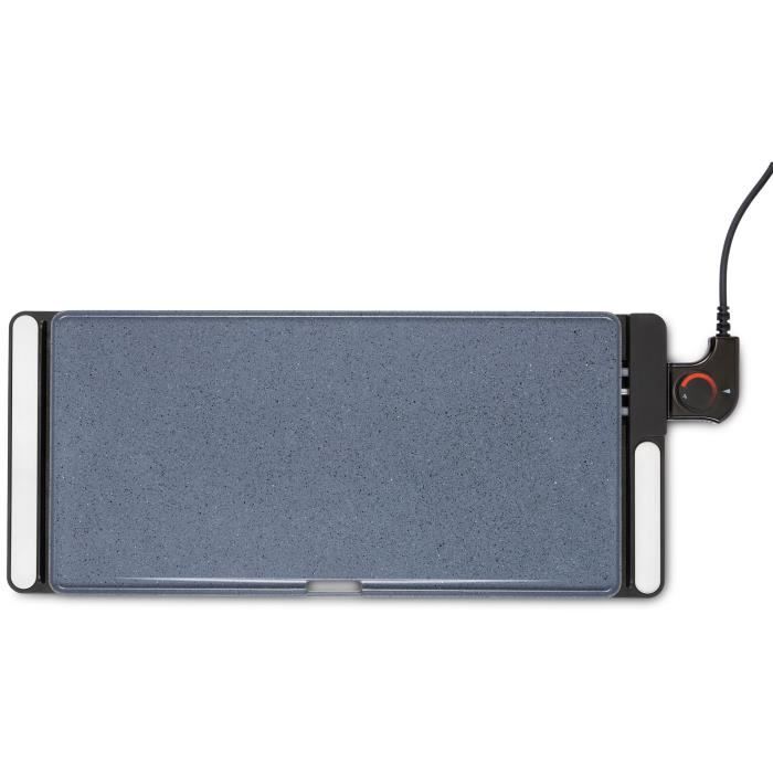 LIVOO Ceramic Griddle - DOC320 - 2200W - Removable Cast Aluminum Plate - Adjustable Thermostat