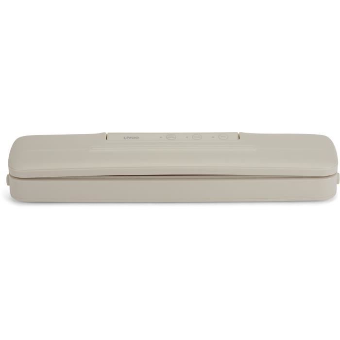 LIVOO Vacuum Sealer - DOM503C - 80W - 2 Functions - Film Roll Included