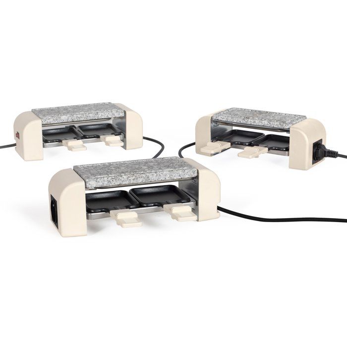 LIVOO Raclette Grill - DOC310C - 2 People - 450W - Automatic Thermostat