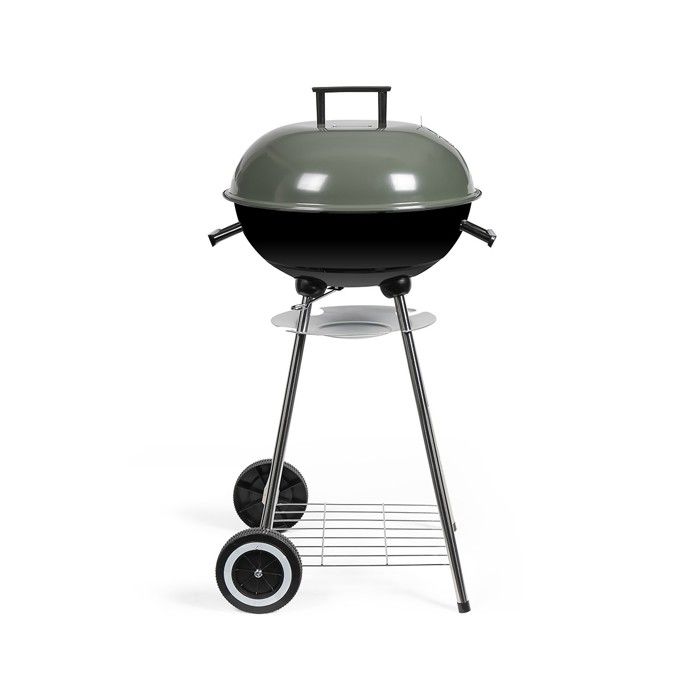 LIVOO Charcoal Barbecue - DOC172K - 41 cm Cooking Surface - Chrome-Plated Steel Grill